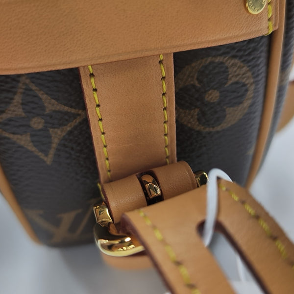 BOITE CHAPEAU MM Monogram Coated Canvas Brown