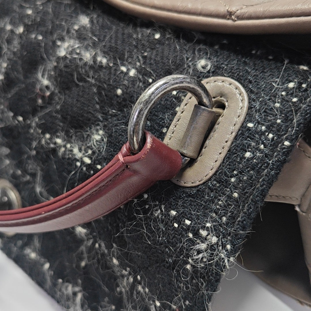 PORTOBELLO Quilted Calfskin Gray
