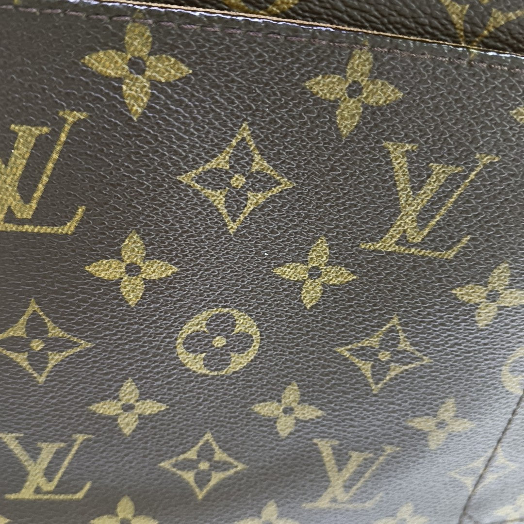 ICARE Monogram Coated Canvas Brown