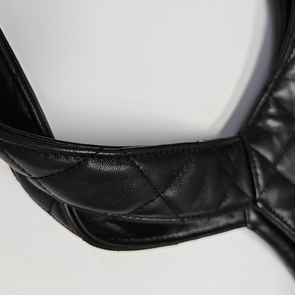 ICARE Extra Large Quilted Lambskin Black