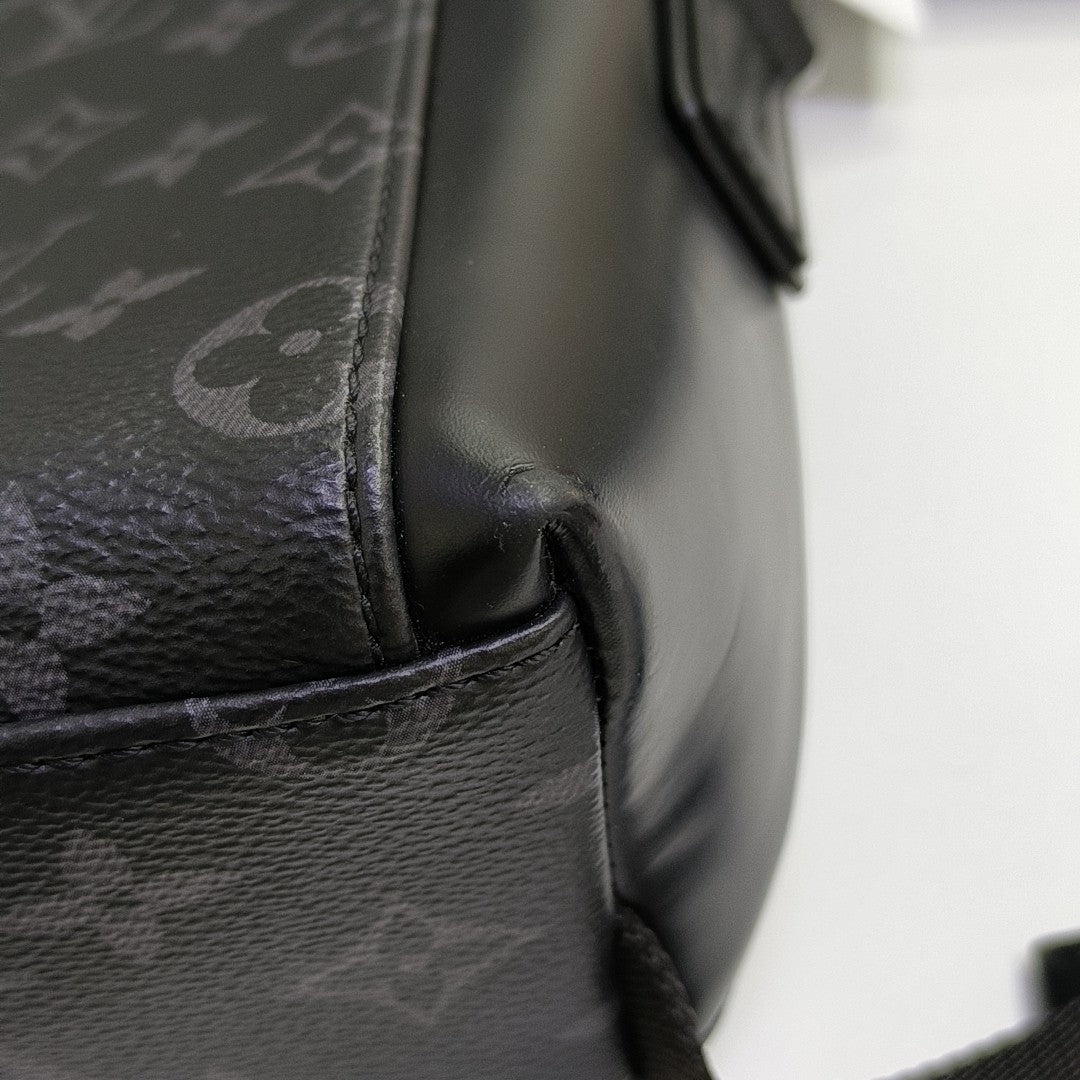VOYAGER PM Monogram Coated Canvas Black