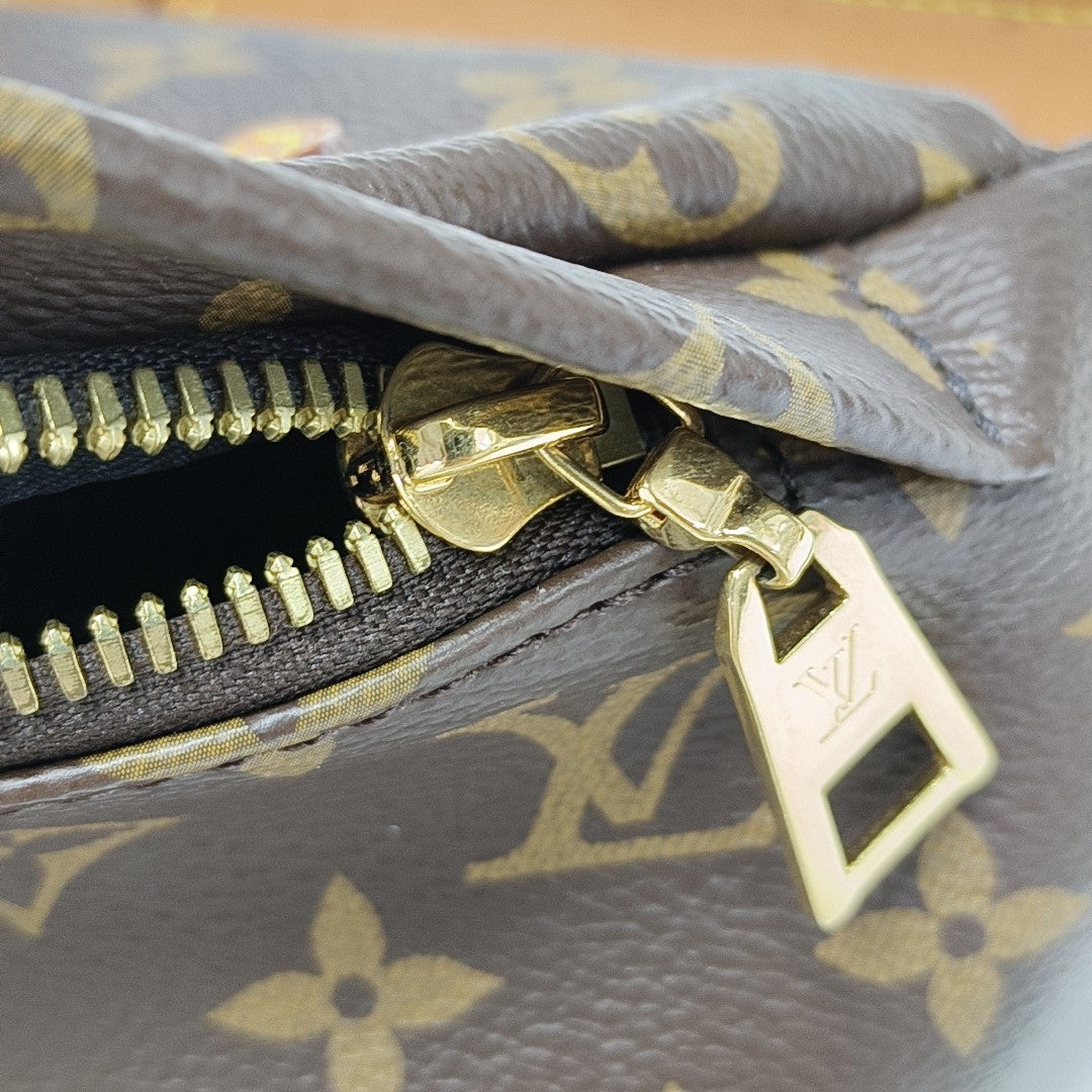 BUMBAG Monogram Coated Canvas Brown