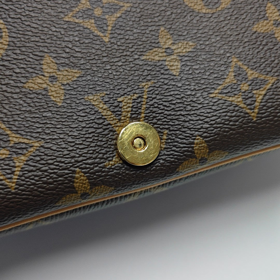 DIANE Monogram Coated Canvas Brown