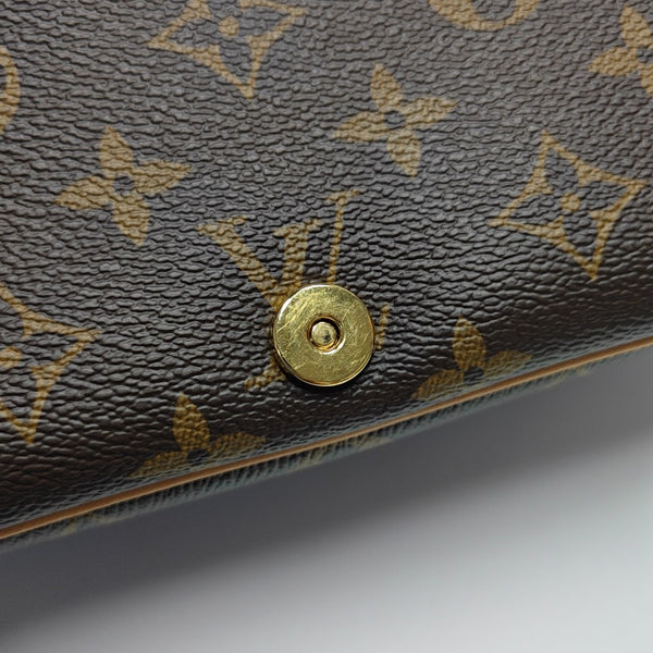DIANE Monogram Coated Canvas Brown