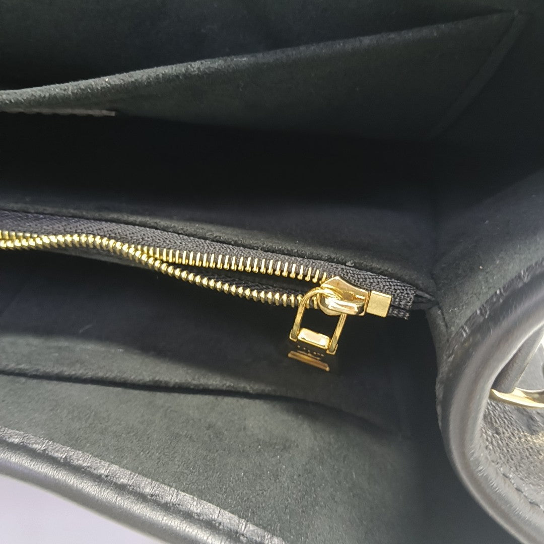 BABYLONE TOTE PM Monogram Calfskin Black