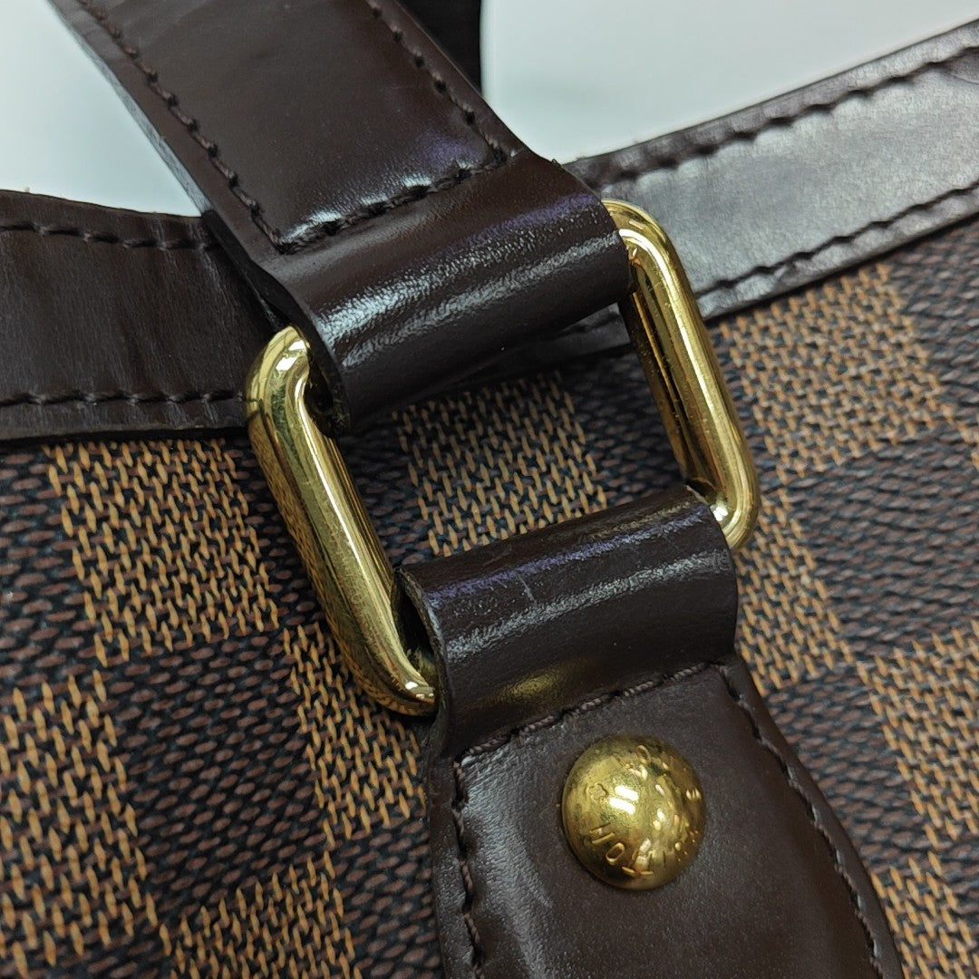 HAMPSTEAD PM Damier Ebene Coated Canvas Brown