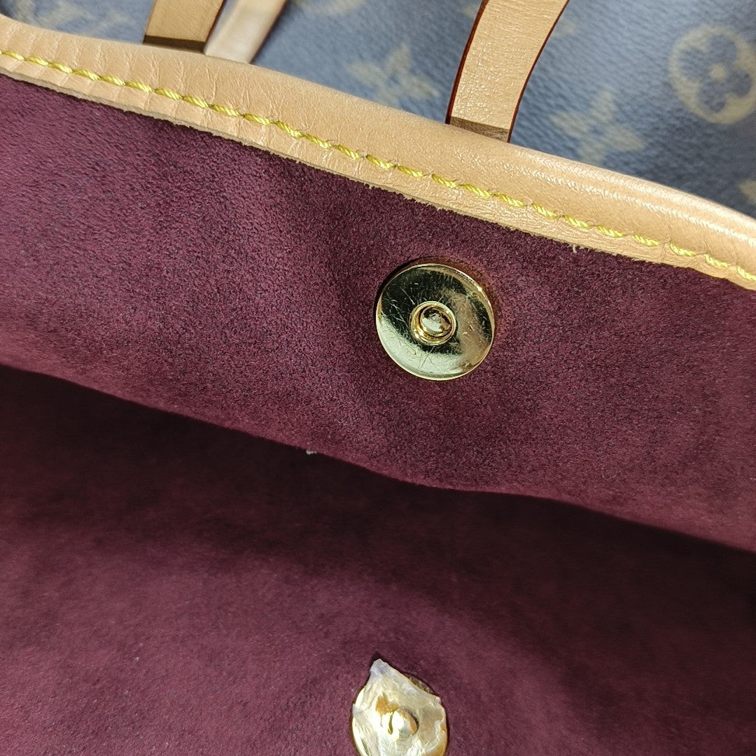 CARRYALL MM Monogram Coated Canvas Brown
