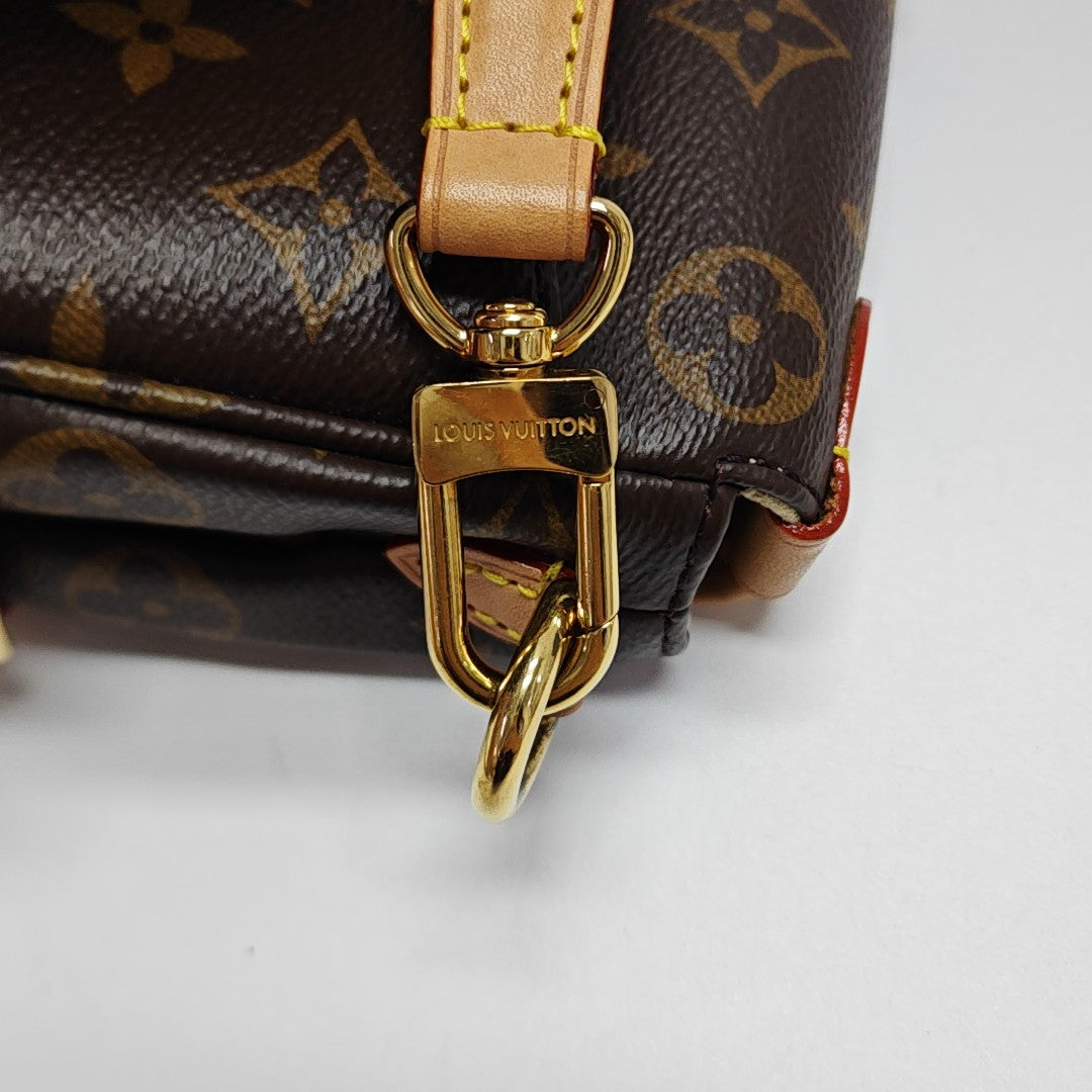 SAUMUR BB Monogram Coated Canvas Brown