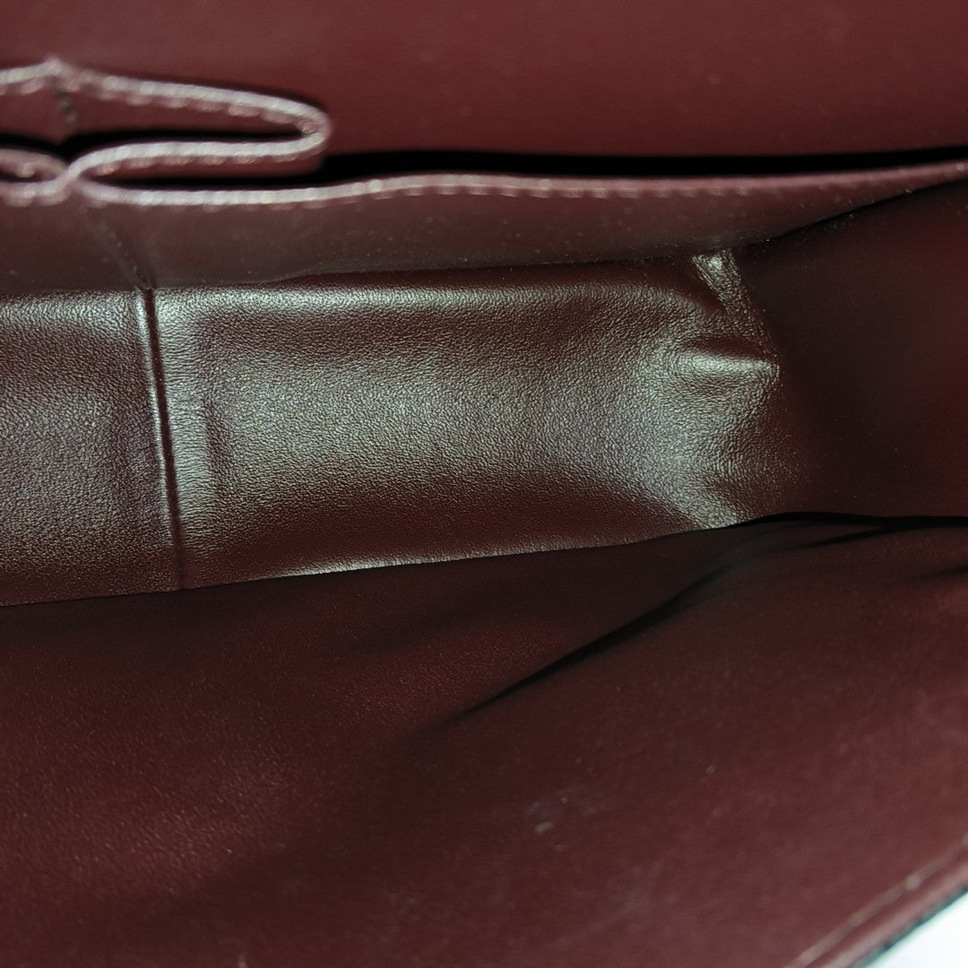CLASSIC FLAP Jumbo Quilted Grained Calfskin Black