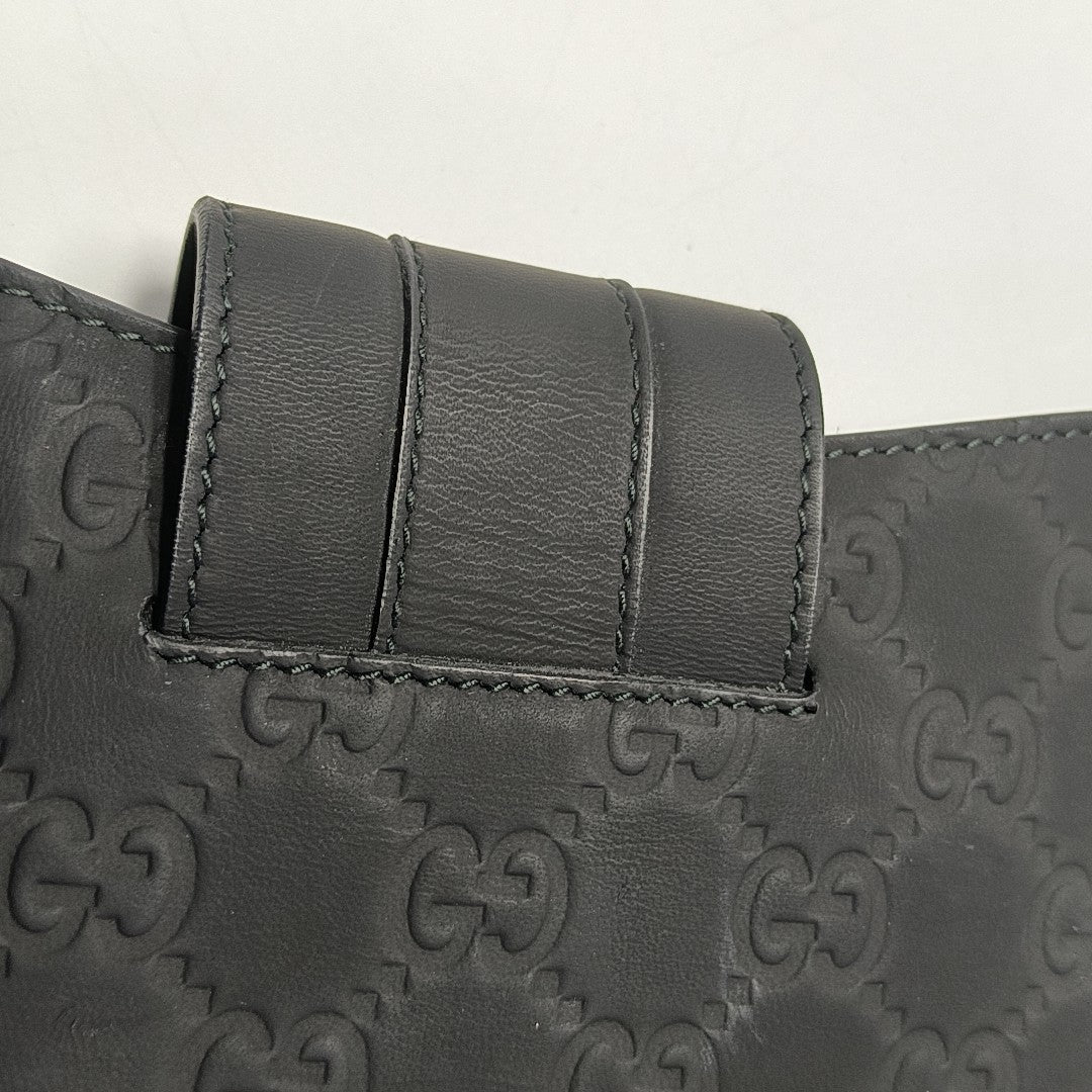 Monogram Calfskin Clutch Black