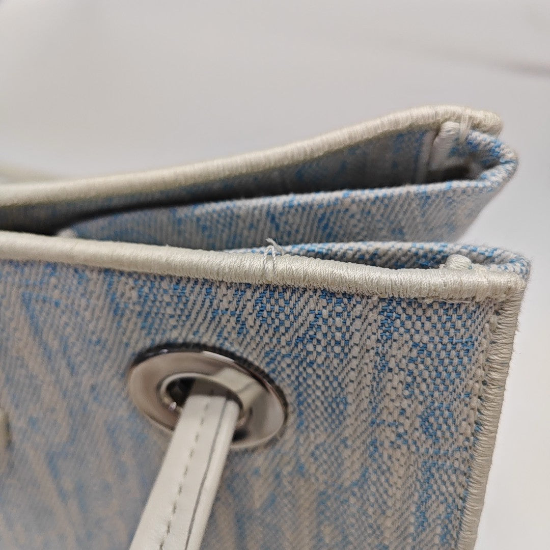 Fabric Tote Bag Blue
