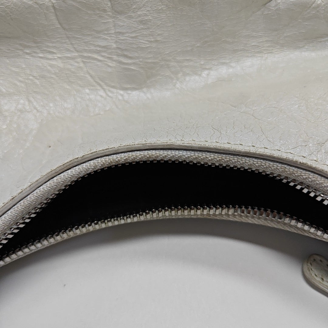 Le Cagole Small Lambskin White