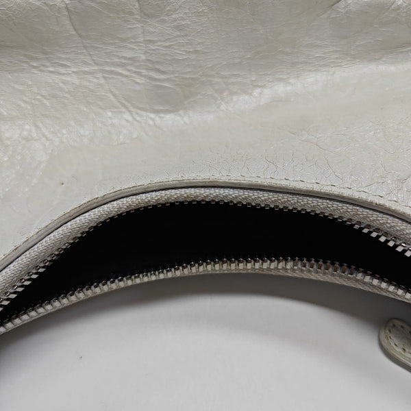 Le Cagole Small Lambskin White