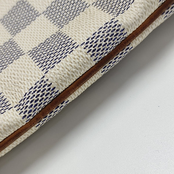 BOSPHORE Damier Azur Coated Canvas White
