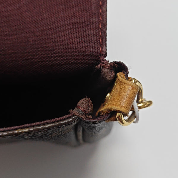 FAVORITE PM Monogram Coated Canvas Brown