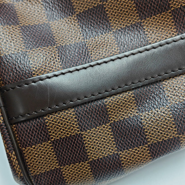 SPEEDY 25 Damier Ebene Coated Canvas Brown