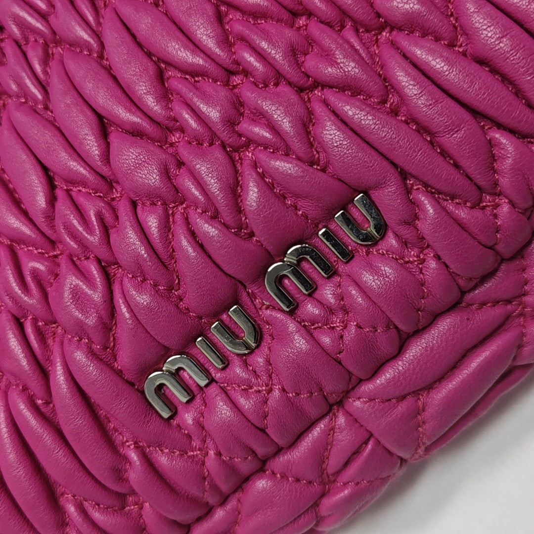 Crystal Quilted Lambskin Red