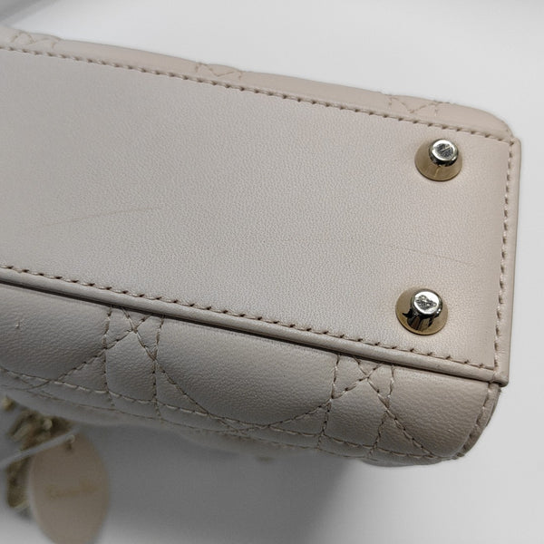 Lady Dior Mini Cannage Lambskin Pink