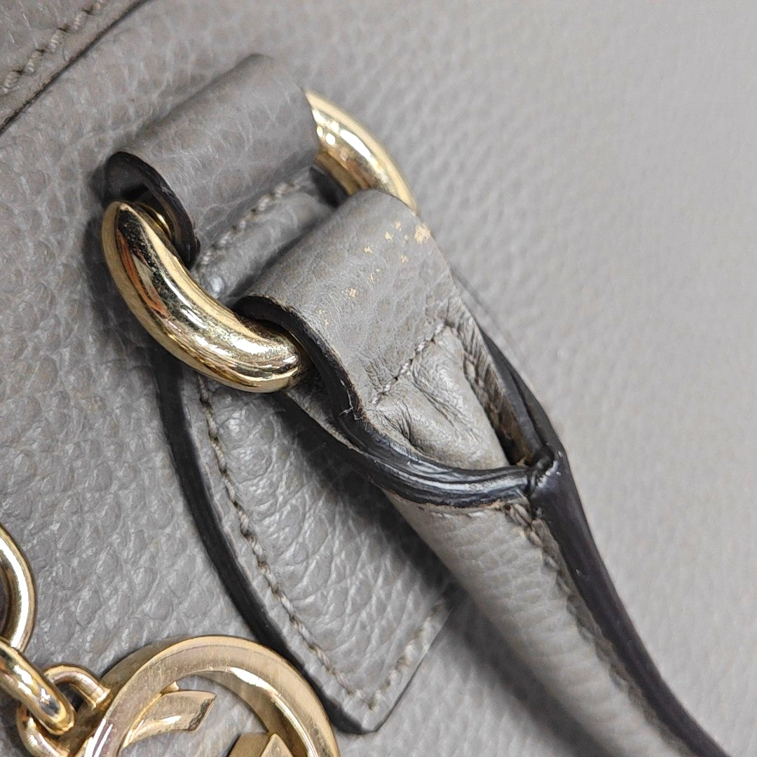 Microguccissima Calfskin Grey