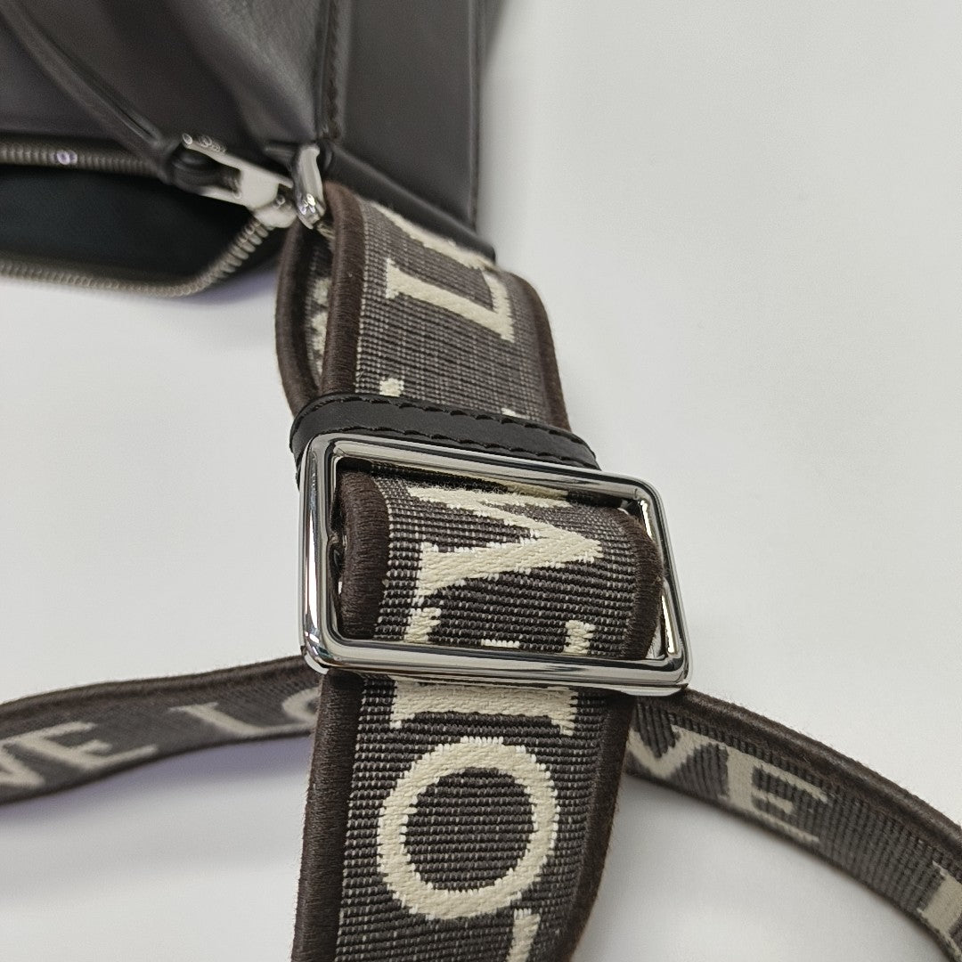 Calfskin Shoulder Bag Gray