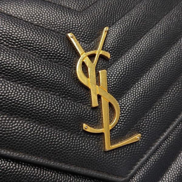 MONOGRAM Medium Quilted Calfskin Black