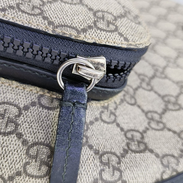 Monogram Coated Canvas Backpack Small Brown
