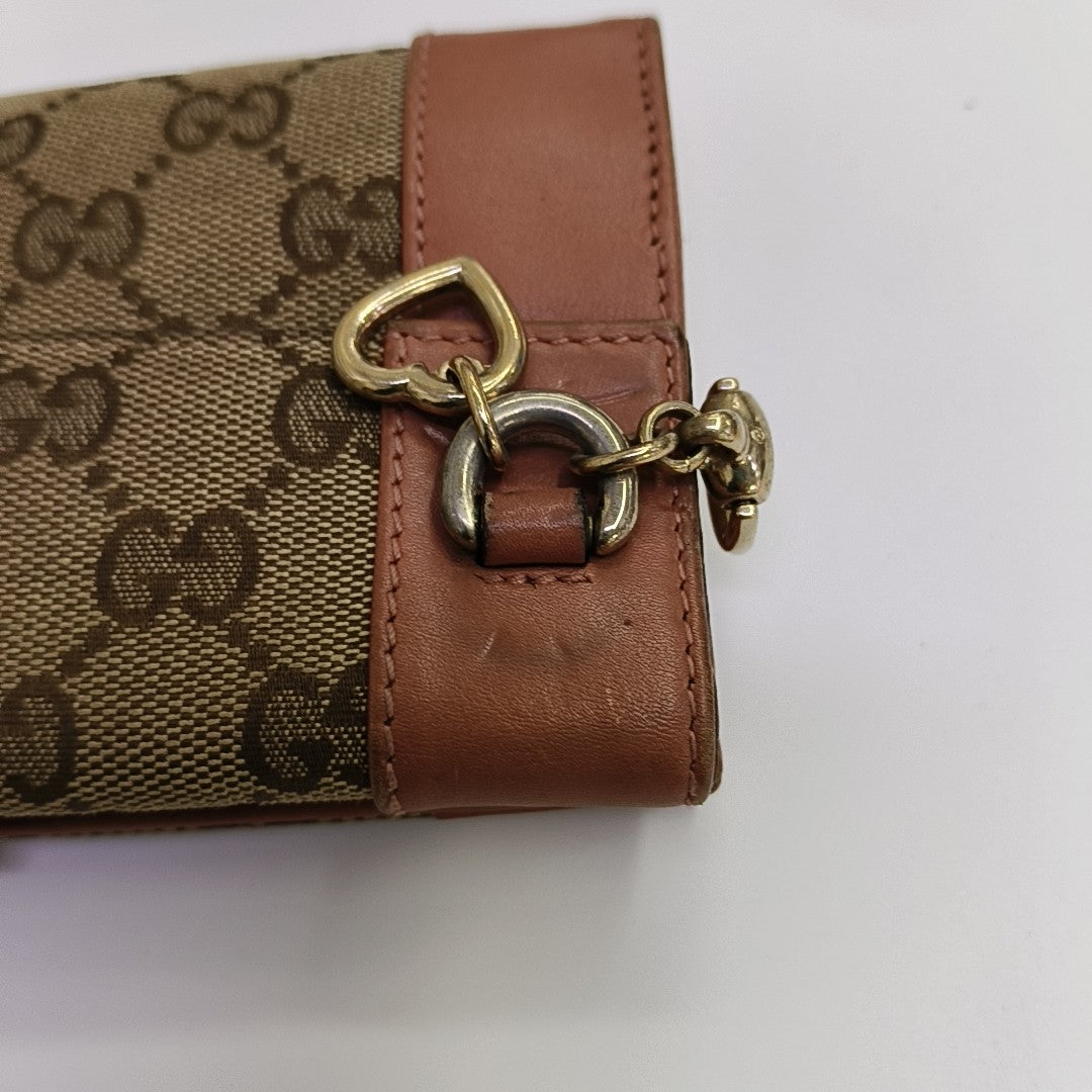 Monogram Canvas Wallet Brown
