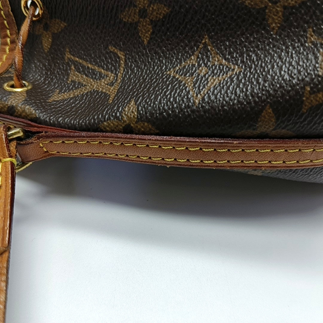 NÉONOÉ Nano Monogram Coated Canvas Brown
