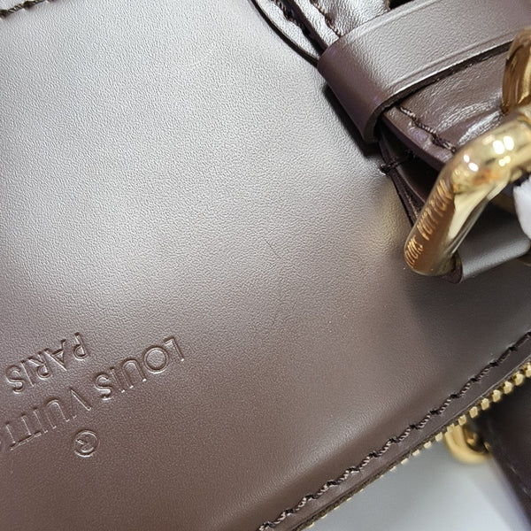 VERONA MM Damier Ebene Coated Canvas Brown