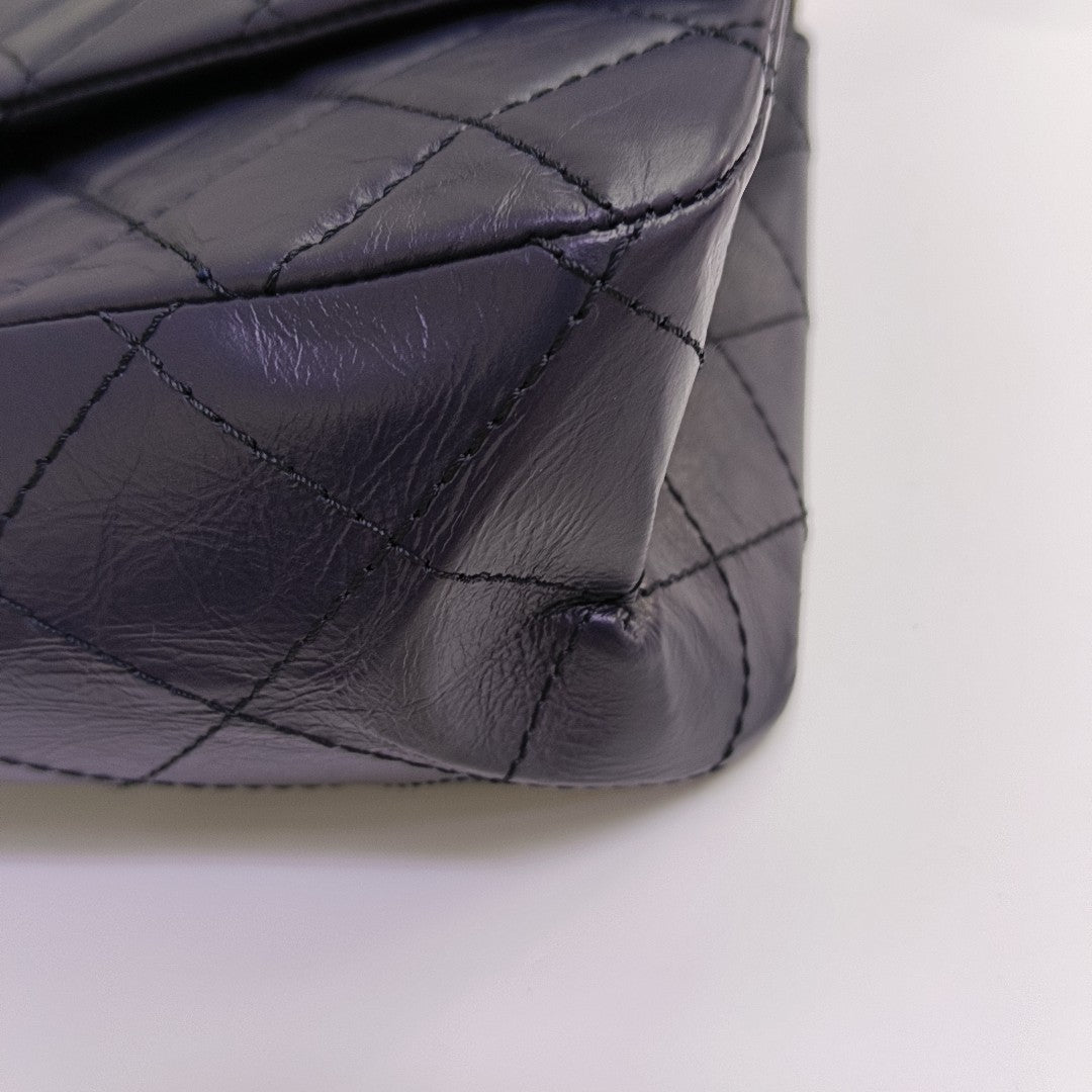 2.55 Maxi Quilted Calfskin Blue