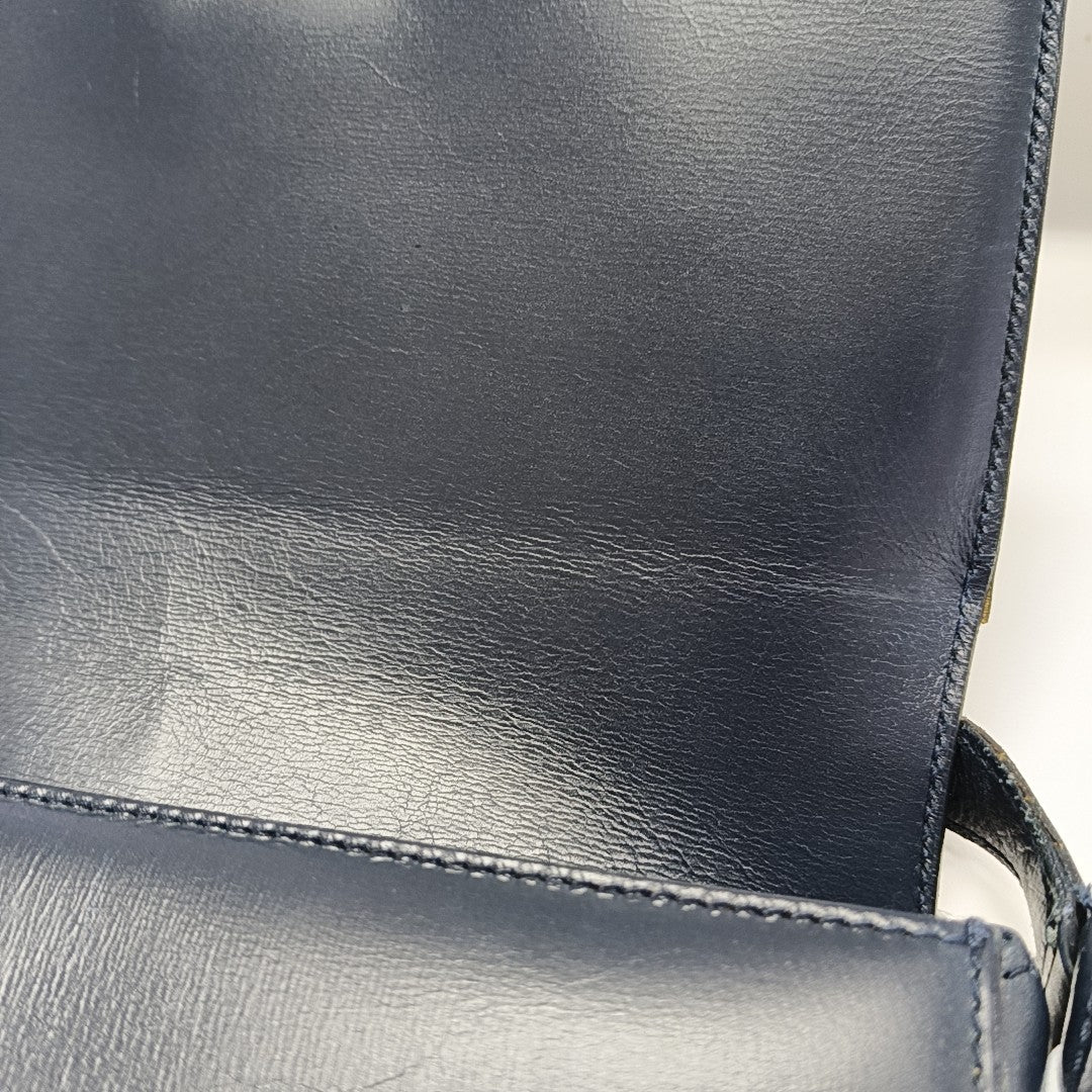 Calfskin Crossbody Bag Blue