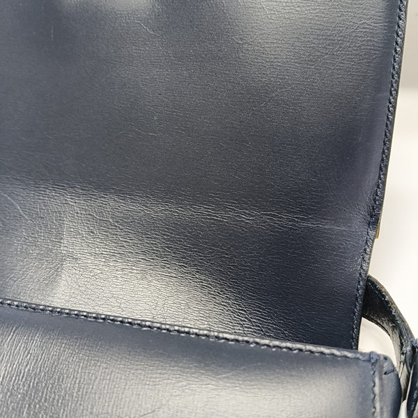 Calfskin Crossbody Bag Blue