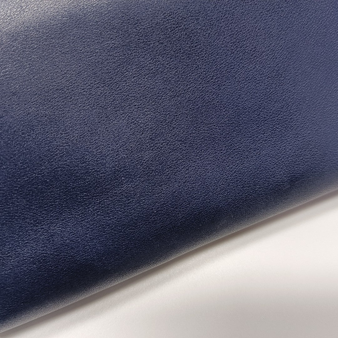 J'adior Calfskin Blue Wallet