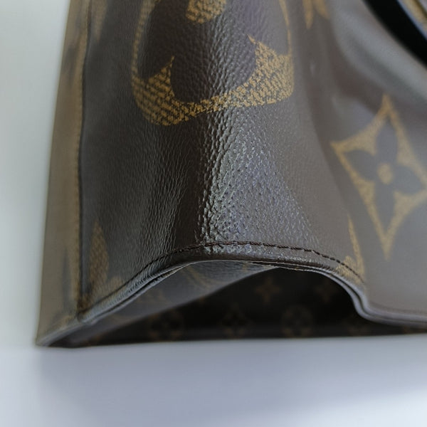 ONTHEGO GM Monogram Coated Canvas Brown