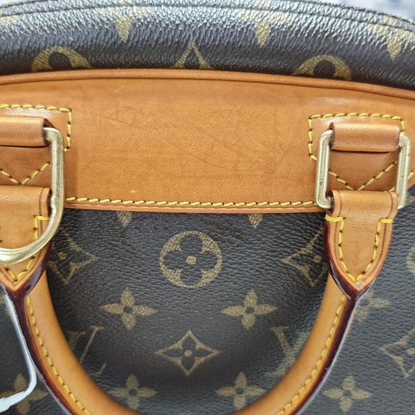 DEAUVILLE Monogram Coated Canvas Brown