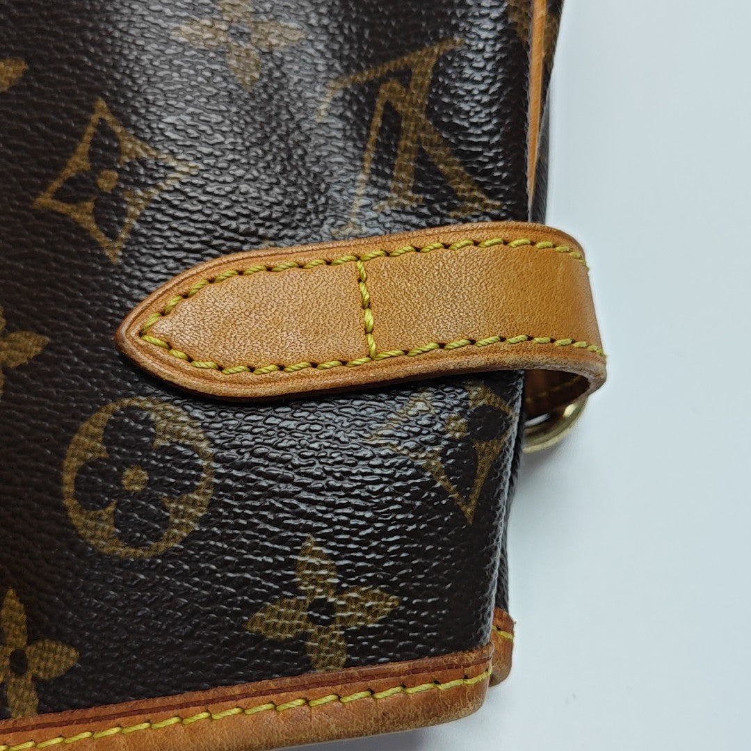 BATIGNOLLES GM Monogram Coated Canvas Brown