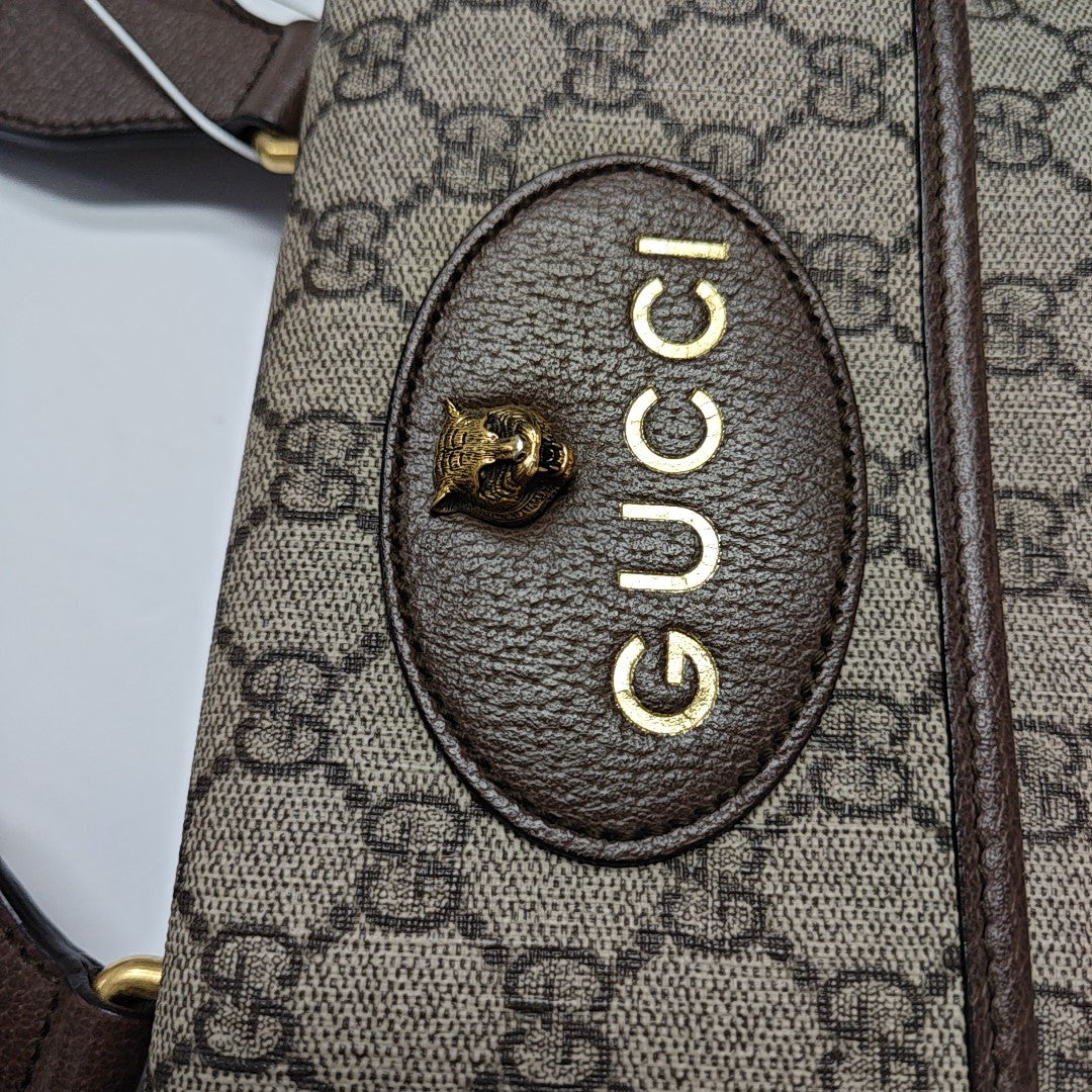 Neo Vintage Small Monogram Coated Canvas Beige