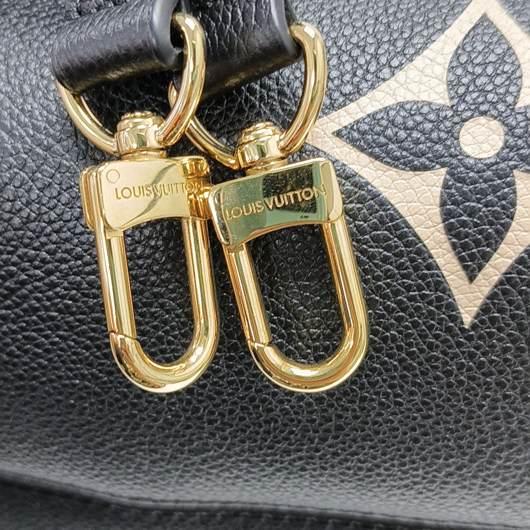 SPEEDY 25 Monogram Calfskin Black