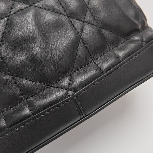 Jolie Small Cannage Lambskin Black