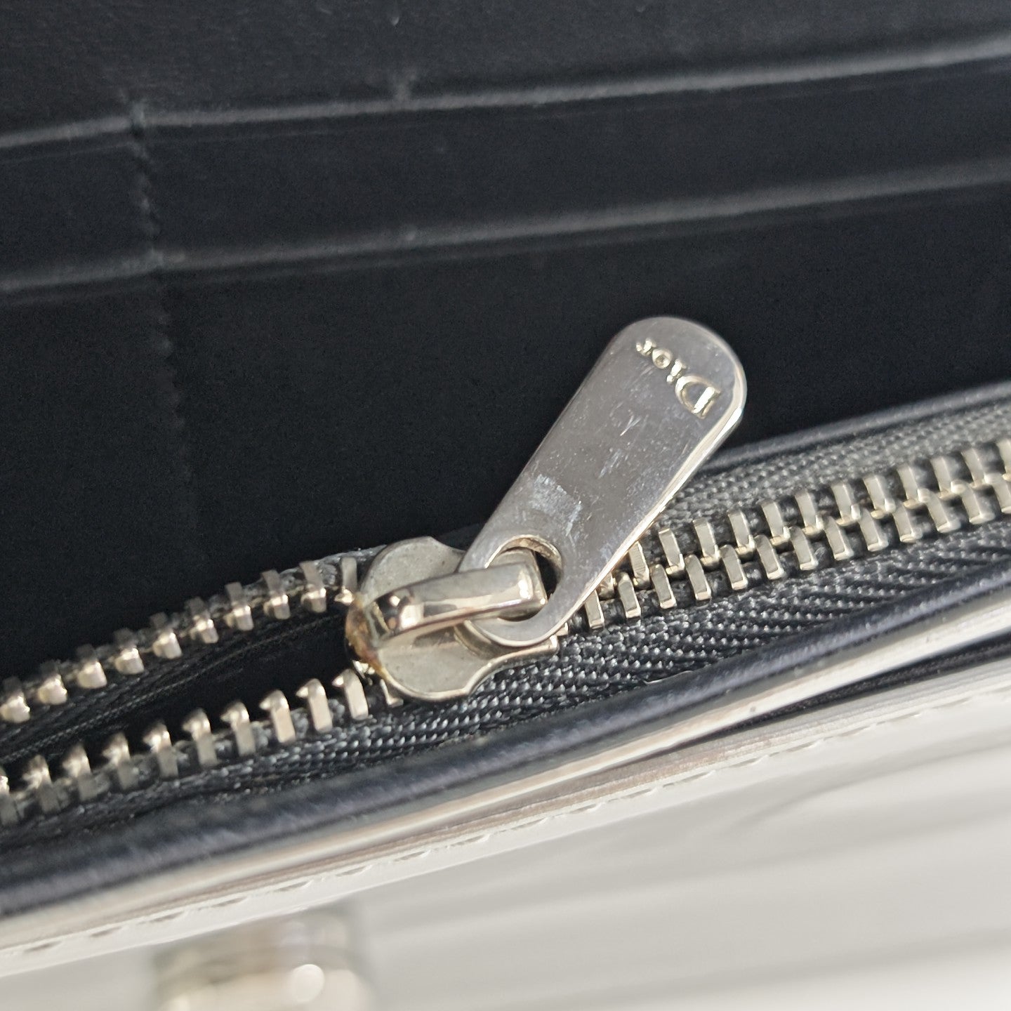 Diorama Cannage Calfskin Silver
