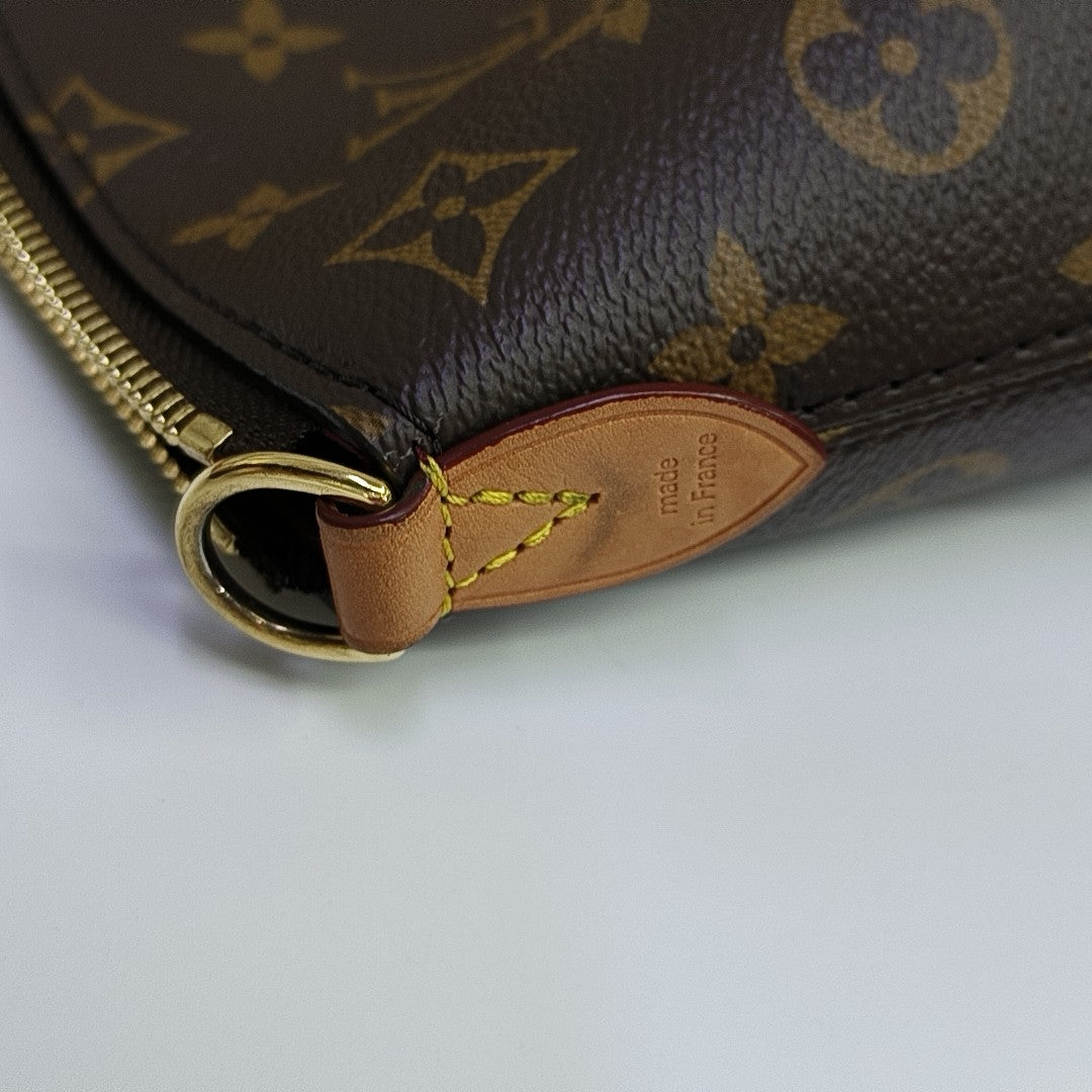 BOETIE MM Monogram Coated Canvas Brown