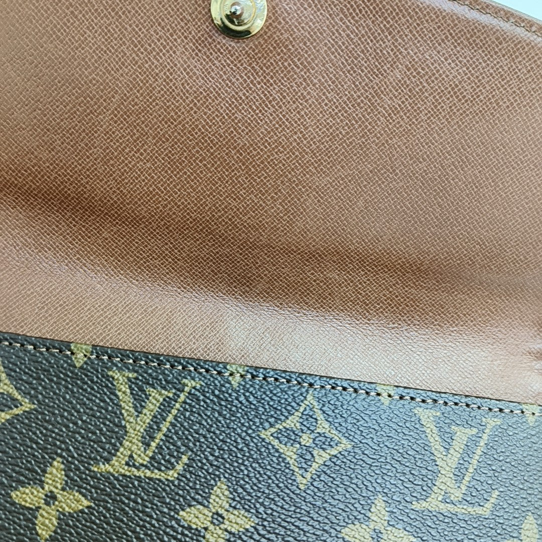 DAME Monogram Coated Canvas Brown