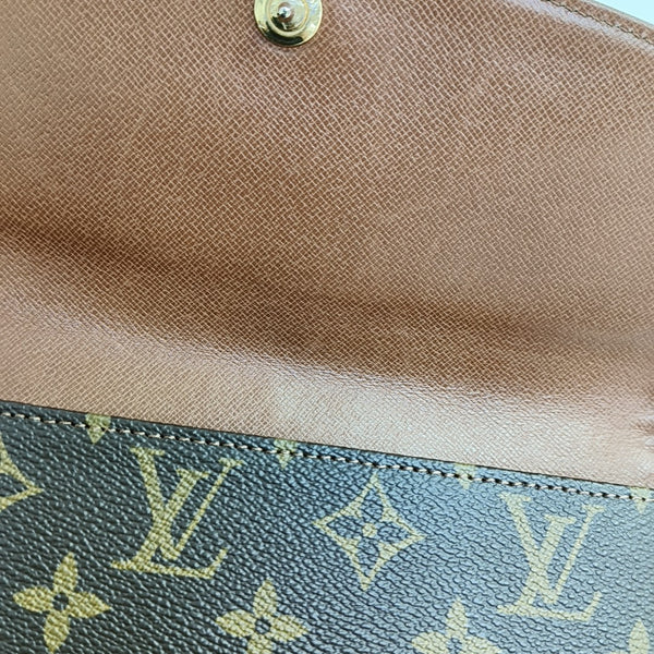 DAME Monogram Coated Canvas Brown
