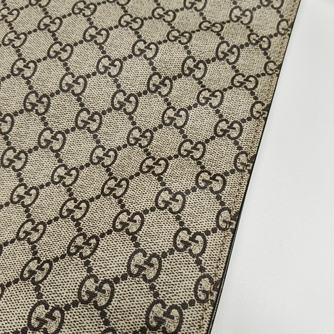 GG Supreme Monogram Coated Canvas Beige
