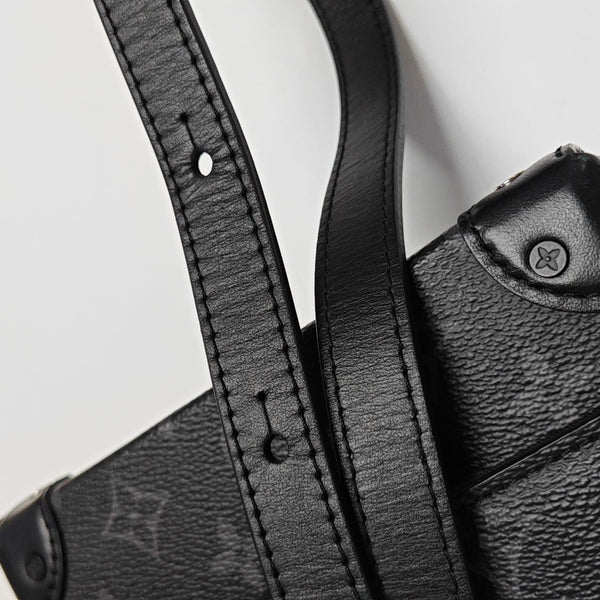 STEAMER Mini Monogram Coated Canvas Black
