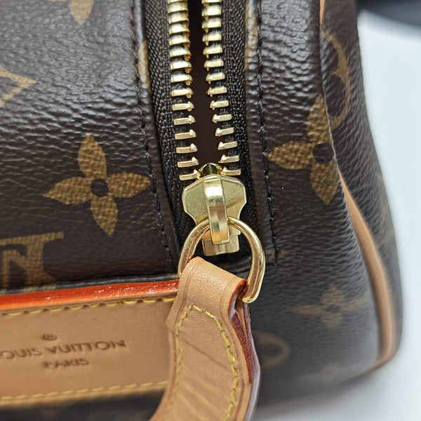 DOPP Monogram Coated Canvas Brown