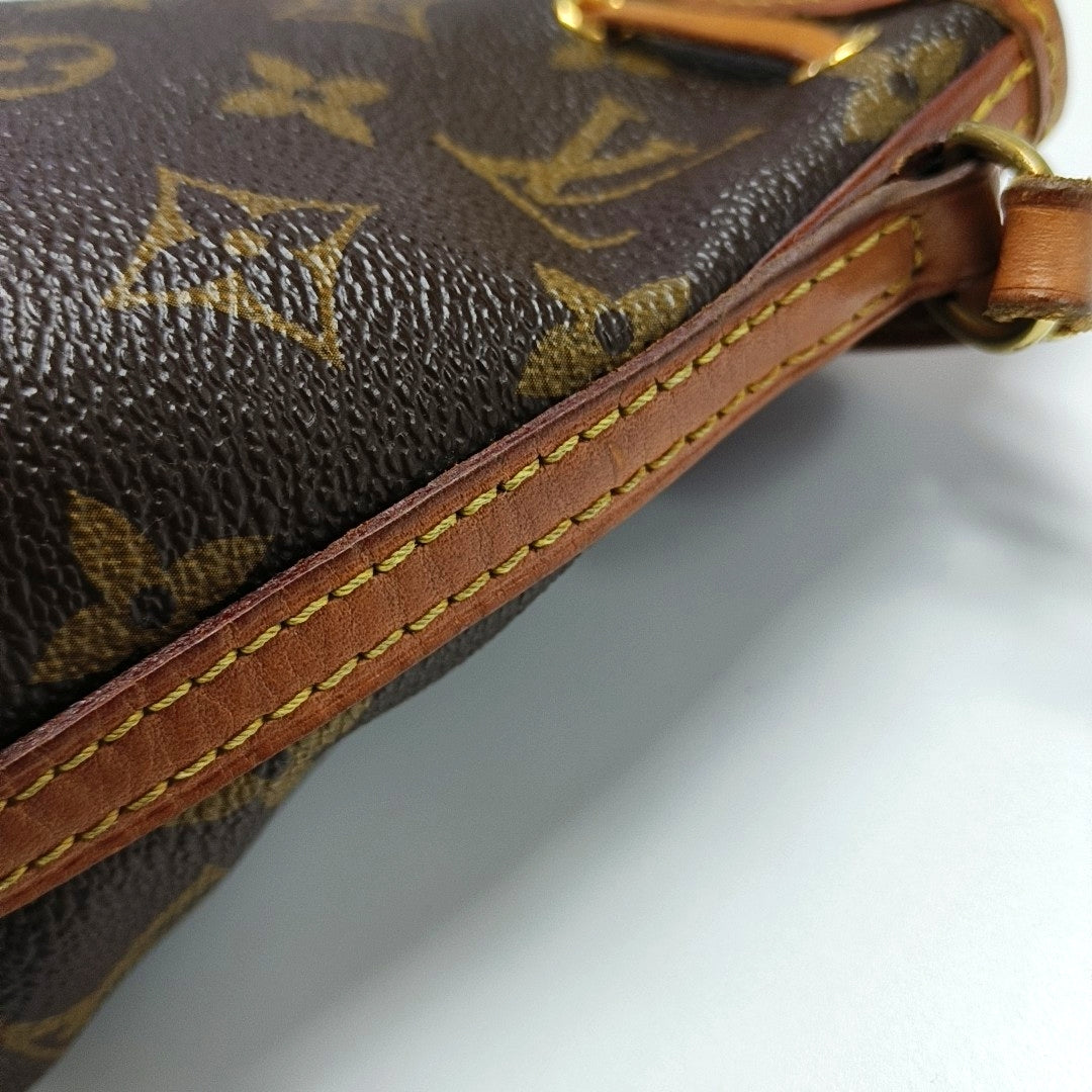 NÉONOÉ Nano Monogram Coated Canvas Brown
