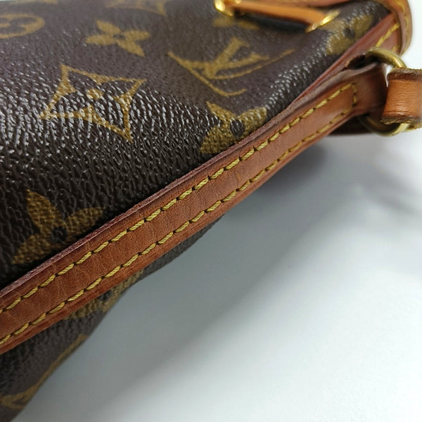 NÉONOÉ Nano Monogram Coated Canvas Brown