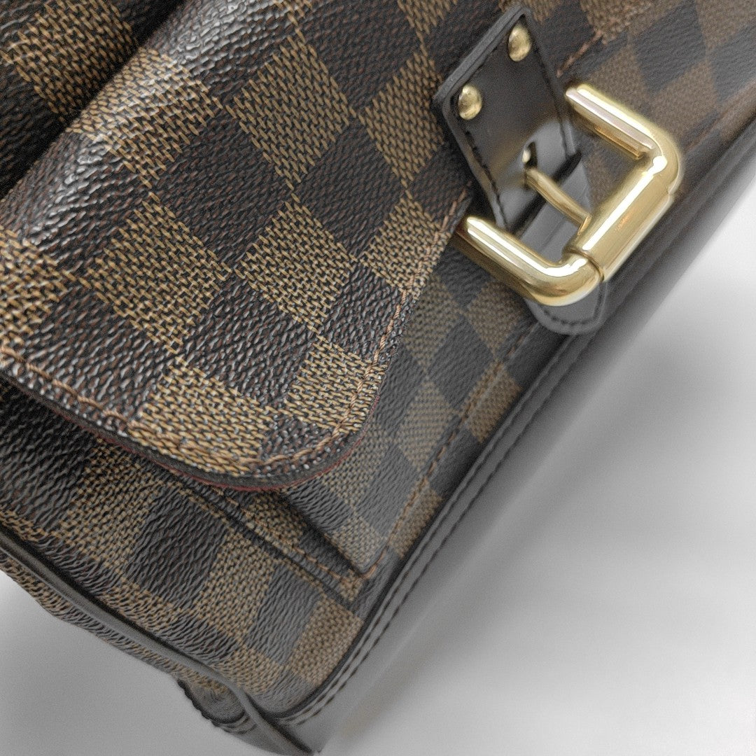 KNIGHTSBRIDGE Damier Ebene Coated Canvas Brown