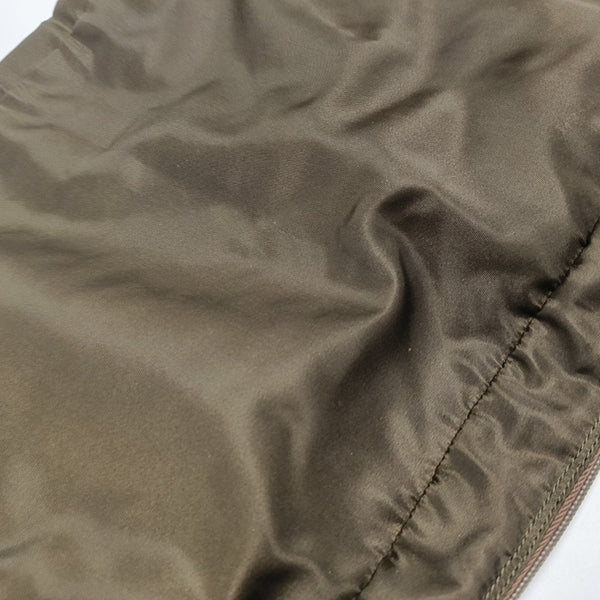 Nylon Clutch Brown